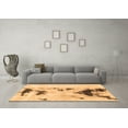 thumbnail image 3 of Ahgly Company Indoor Round Abstract Brown Modern Area Rugs, 7' Round, 3 of 4
