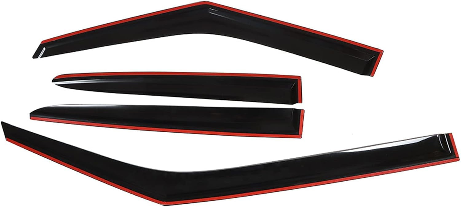SEBLAFF 4 PCS Side Window Vent Visors Rain Guards Deflectors Smoke Replacement for 2011-2017 Veloster