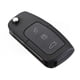 thumbnail image 3 of Llave de Control remoto plegable con tapa de 3 botones 433MHz 4D63 80Bit para Focus Mondeo Fiesta Galaxy FOB Case, 3 of 5