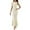 Beige, variant on MIXUE Summer Dresses for Women Solid Color Round Neck Sleeveless Fashion Gown Maxi Dress Outwear,Gray,M