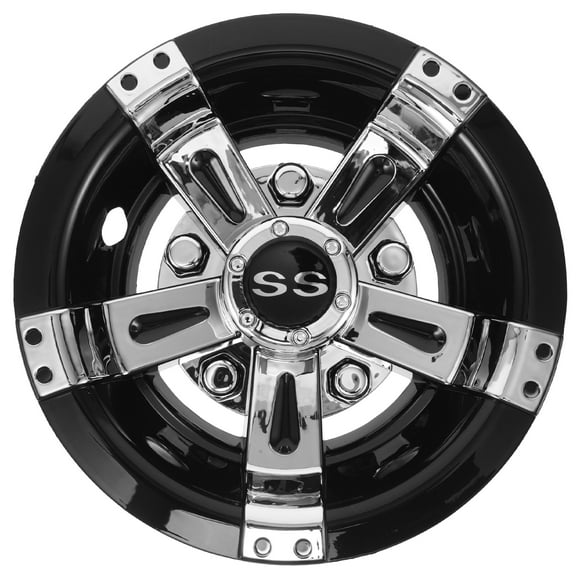 KAKOWELY wheel rim cover hub caps Golf Cart Hubcap Wheel Hubcap Wheel Cover Golf Cart Universal Wheel Hub Decorative Cover Golf Cart Accessory For 10.49 Inch Wheel