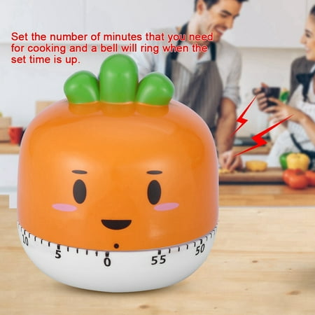 

Mechanical Cooking Timer Vegetable Shaped Cute Lightweight Kitchen Timer Manual For Kitchen Frying Baking