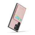 thumbnail image 5 of ELEHOLD for Samsung Galaxy S22 Ultra Leather Wallet Case with Card Slots Magnetic Button Kickstand Function Full Body Protective Shockproof Cover for Samsung Galaxy S22 Ultra 6.8",Pink, 5 of 7