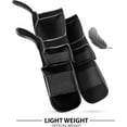 thumbnail image 4 of DXM SPORTS MMA Shin Guards with Instep, Padded Support - X-Large, Silver, 4 of 9
