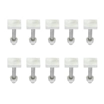 10pcs Universal T Shaped Bolt for Roof Rack Rooftop T Shaped Track Bolts W/ Nuts Washers Bike Rack Cross Bar Adapter