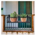 thumbnail image 6 of Yunwen Balcony Railing Hanging Basket Shelf Flower Pot Stand Holder Rack, 6 of 9