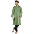 thumbnail image 5 of Atasi Indian Designer Kurta For Mens Party Wear Traditional Dress Solid Ethnic Long Shirt, 5 of 7