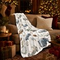 thumbnail image 3 of Vintage Racing Theme Classic Cars Trophies Scattered Pattern, Cozy Artistic Scene, Warm Flannel Blanket for Living Room and Bedroom, Art Lovers Housewarming Gift, Artistic Home Decor, 3 of 9