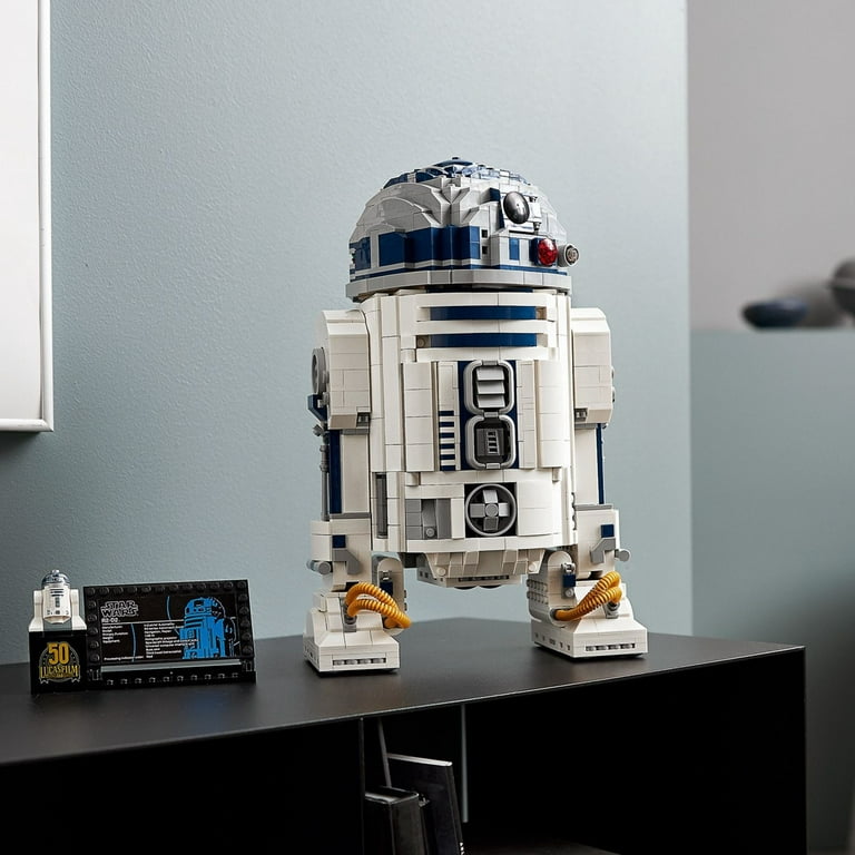 LEGO Star Wars R2-D2 75308 Droid Building Set for Adults, Collectible Display Model with Luke Skywalker's Lightsaber, Great Birthday Anniversary Gift for Husbands, Wives, any Star Wars Fans - Walmart.com