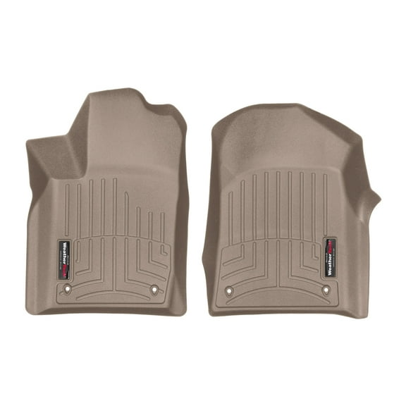 WeatherTech Custom Fit FloorLiners compatible with Durango, Grand Cherokee - 1st Row (Driver & Passenger), Tan