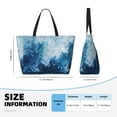 thumbnail image 4 of Honeii Abstract Ocean Waves for Tote Bag with Adjustable Strap,Beach Bag, Waterproof Sandproof Beach Tote Bag, Large Capacity Foldable Beach Bags, 4 of 7