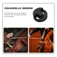thumbnail image 2 of MasteelfCA Professional Rubber Portable Violoncello Silencers Cello Practice Sordine, 2 of 7