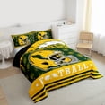 thumbnail image 3 of jejeloiu Rugby City Silhouette Queen Comforter Set,Football Game Helmet Bedding Comforter Set For Adults Reversible 3-Piece, 3 of 8