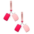 thumbnail image 1 of 2/1PCS Keychain Wallet Mini Zip Around Wristlet Wallets for Women Detachable Dual Pouch Wristlet Portable Coin Purse Small Wallets for Travel Sports Outdoors, 1 of 6