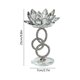 thumbnail image 3 of Christmas Lotu Flower Candle Holders Crystal Glass Centerpiece For Christmas Home Decor Wedding Dining Table Festive Living Room And Mantle Decoration, 3 of 6