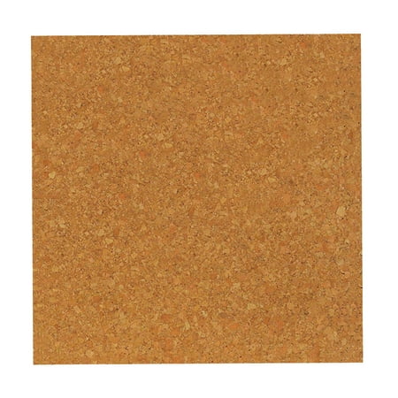 Flipside Products Cork Tiles, 12" x 12" 1/8" Thick, 4/Pkg.