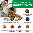 thumbnail image 3 of Bark&Spark Allergy Relief Chews for Dogs - Fish Oil Omega-3 & Probiotics - Itchy Skin, Hot Spots & Immune Support - Bacon Flavor, 3 of 7