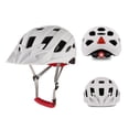 thumbnail image 3 of QualitChoice Helmet For Cycling And Mountain Biking - Impact Resistance And Light Weight Comfortable Lining Fit For All Shape Matte White 1Set, 3 of 6