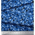 thumbnail image 2 of Soimoi Cotton Duck Fabric Square Geometric Print Fabric by Yard 42 Inch Wide, 2 of 3