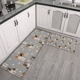 thumbnail image 2 of Beagle and Dog Footprints Kitchen Rugs Sets Of 2,Anti Fatigue Kitchen Mat Rugs Non Slip Washable,Decorative Kitchen Floor Mats for Kitchen,Sink,Laundry,17"x30"+17"x47", 2 of 7