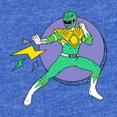 thumbnail image 2 of CafePress - Green Ranger Lightning Bolt - Cute Infant Baby Football Bodysuit, 2 of 3