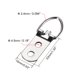 thumbnail image 3 of Kit de colgadores de D Ring para fotos Unique Bargains, 54mm x 22mm, tono plateado, 10 piezas, 3 of 3