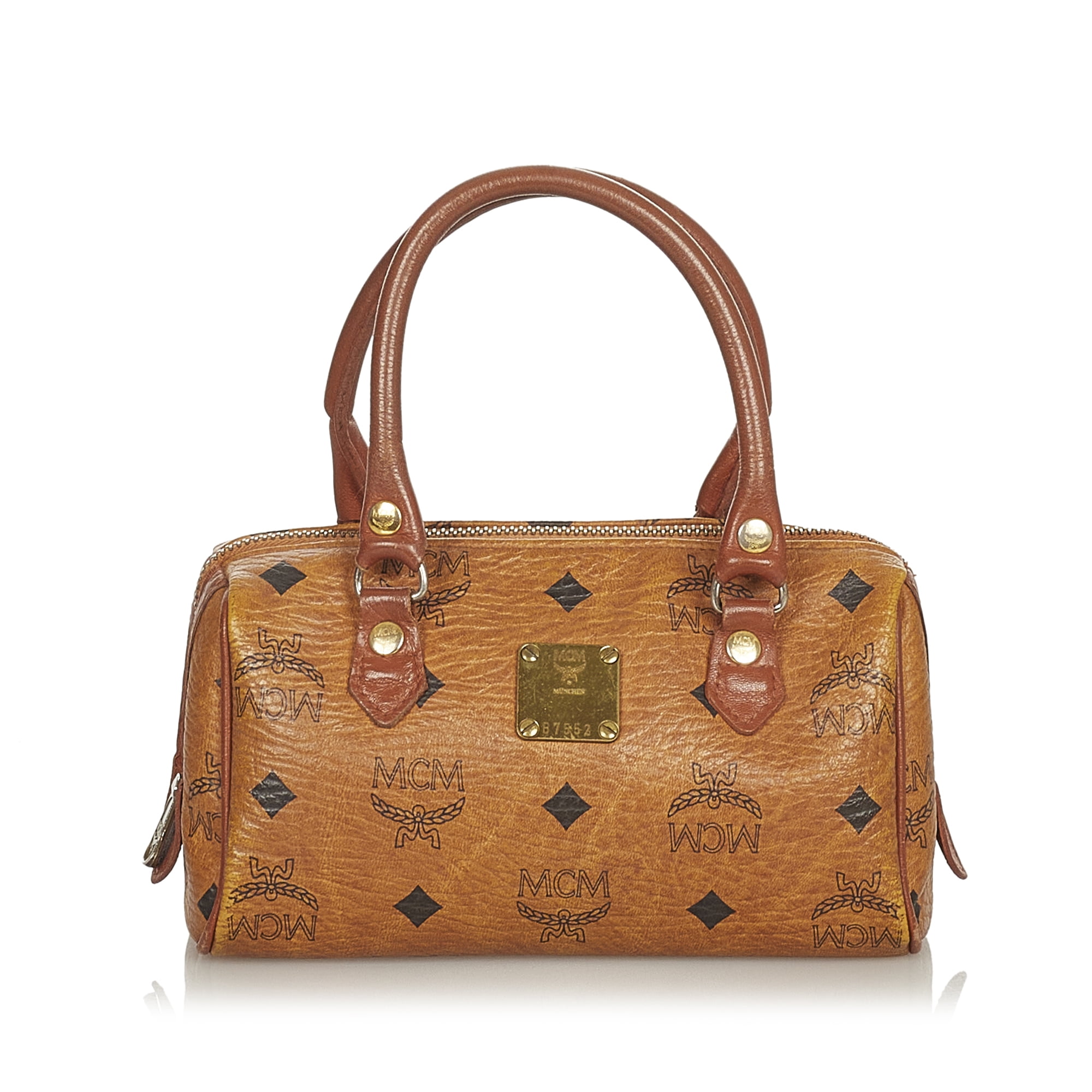 Mcm visetos boston discount bag