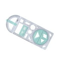 thumbnail image 4 of Geometric Ruler, Drawing Template, Form Work Office Painting, Measuring Stencil, style B, 4 of 8