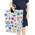 thumbnail image 4 of Yayeee Freestanding Laundry Hamper with Handle Collapsible Large Storage Basket for Clothes, Colorful Cartoon Graphic, 4 of 7