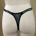 thumbnail image 5 of QQAMB Strappy Lingerie Panties for Women Stretch Low-Rise Mesh See Throught Breathable Cheeky Thong Underwear, 5 of 8
