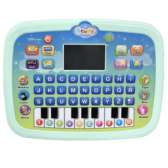 HLONK Jouet de Ressources Éducatives d'Apprentissage Électronique Tablette Interactive Jouets Sensoriels pour Tout-Petits Filles Garçons de 1-2-3-4 Ans Cadeaux avec Alphabet Chiffres Mots Animaux pour Enfant d'Âge Préscolaire
