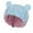 Blue, variant on Soft Kids Winter Bear Hat Cozy Coral Sleeping Cap For Dry Hair Gentle Baby Headwear For Boys And Girls