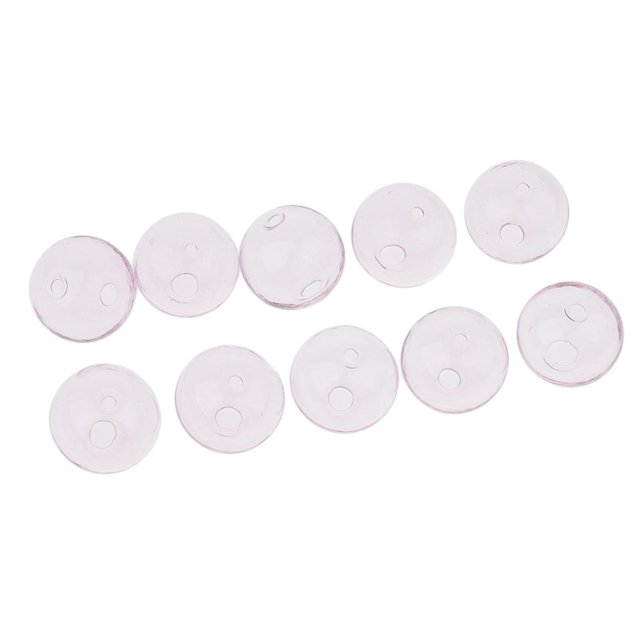 10pcs Globo de Cristal Botella Colgante Bricolaje Artesanía Fabricación de Joyas Rosado Fernando encantos de la botella para la pulsera
