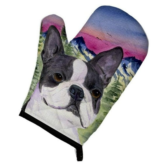 Boston Terrier Oven Mitt