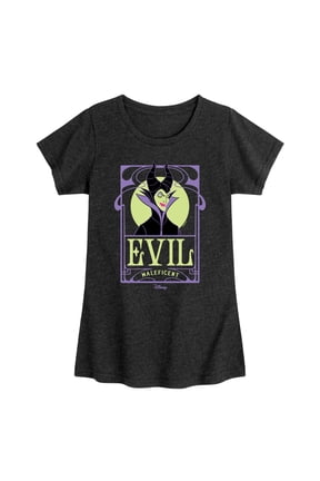 Villains - Evil Maleficent - Toddler & Youth Girls Short Sleeve Graphic T-Shirt