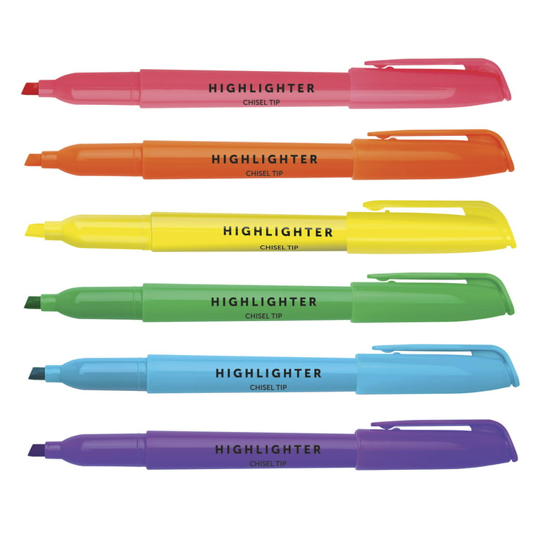 Sharpie Accent Highlighters Assorted Colors Pack Of 12 - Office Depot