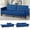 Blue, variant on ACMEASE 77 Inches Velvet Sofa Bed w/Adjustable Backrests & Armrests, Tufted Sleeper Sofa Couch w/Nailhead Trim, Convertible Modern Recliner Loveseat for Living Room,Office, Blue