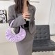 thumbnail image 1 of Bolso con asa superior para mujer cartera plisada de cuero PU Ehuebsd informal a la moda Vintage pequeño, 1 of 9
