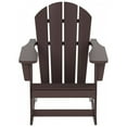 thumbnail image 5 of Polytrends  Laguna Recycled Poly Outdoor Adirondack Rocking Chair (Set of 2) Dark Brown, 5 of 5