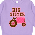 thumbnail image 3 of Inktastic Pink Tractor Big Sister Toddler Sweatshirt, 3 of 4