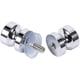 thumbnail image 2 of Set of 2 Shower Door Handles Bath Shower Door Handle 30mm Polished Chrome Replacement Door Handles Round Glass Door Handle Stainless Steel Durable, 2 of 5