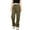 Khaki, variant on Women's Outdoor Windbreaker Pants with Multiple Detachable Pockets Quick Drying Elastic Waist for Hiking and Travel