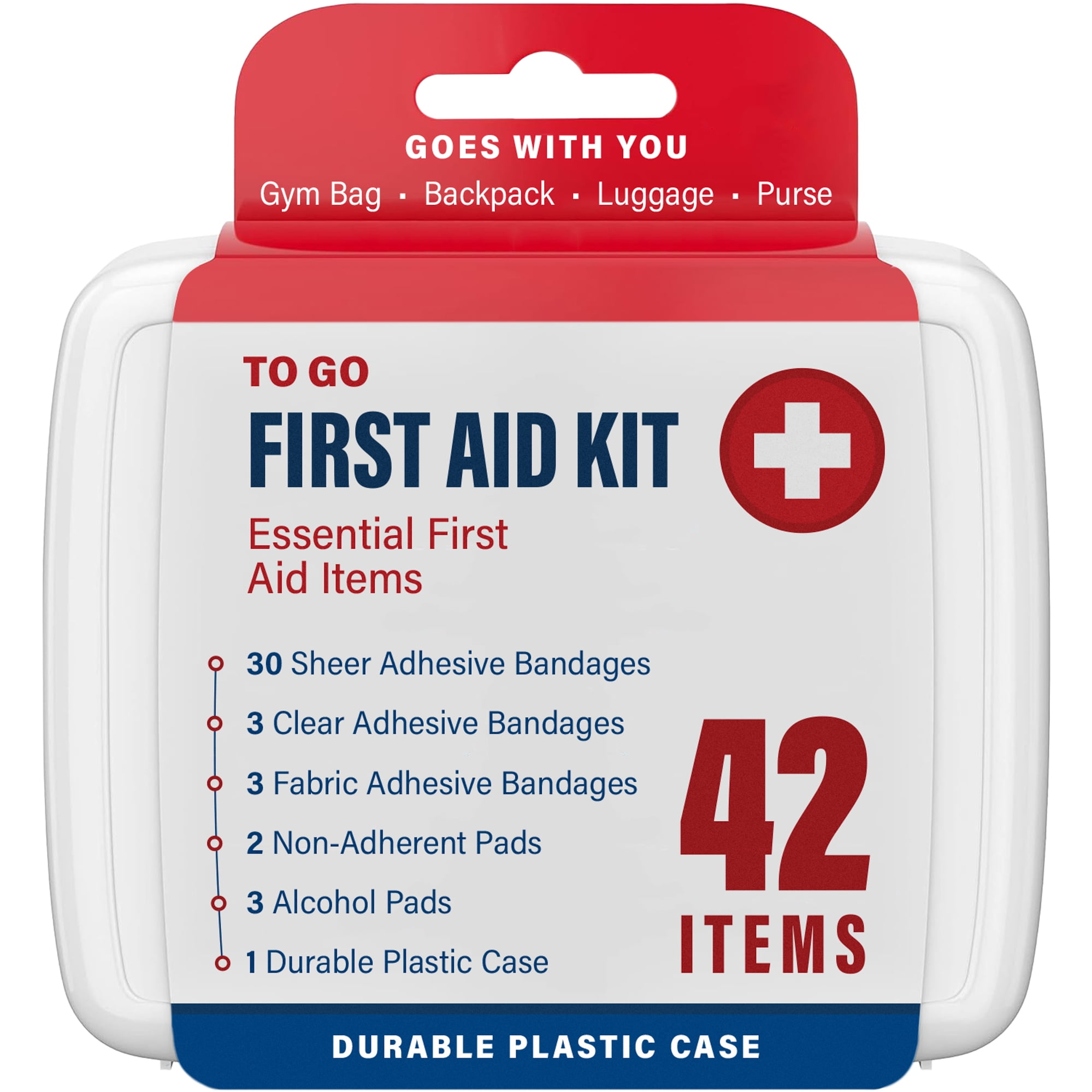 DecorRack Bulk First Aid Kit 500 Piece, 12 Portable 42-Item Boxes for Home, Car, Travel, Office, Outdoor (500 Pcs, 12 Pack)