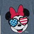 thumbnail image 3 of Disney - Americana - Minnie Flag Glasses - Toddler And Youth Short Sleeve Graphic T-Shirt, 3 of 5