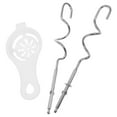 thumbnail image 7 of Luxshiny 1 Set Dough Hooks for Hand Mixer Stainless Steel Attachment Hooks for Baking Use, 7 of 7