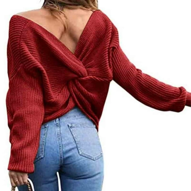 Knot back jumper discount