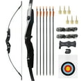 thumbnail image 1 of Piaoyu 40LB Reverse Archery Set, A Right-handed Archery Bow Suitable for Outdoor Shooting Practice, Hunting, and Archery Competitions for Adults, Beginners, 1 of 15