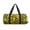 Yellow Butterflies, variant on 3D Vortex Illusion print Round Travel Duffel Bag is a foldable gym bag with an inner pocket, perfect for travel sports