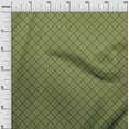 thumbnail image 3 of oneOone Cotton Cambric Green Fabric Geometric Dress Material Fabric Print Fabric By The Yard 42 Inch Wide, 3 of 5