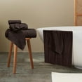 thumbnail image 4 of GLAMBURG Ultra Soft 6 Pack Cotton Towel Set, Contains 2 Bath Towels 28x55 inch, 2 Hand Towels 16x24 inch & 2 Wash Coths 12x12 inch, Ideal for Everyday use, Compact & Lightweight - Chocolate Brown, 4 of 5